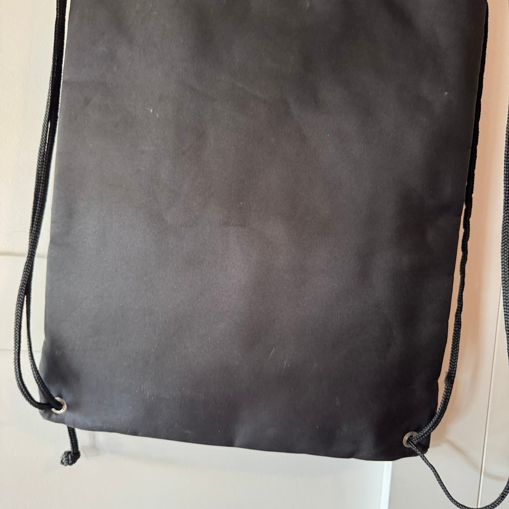 Vintage Disney World Sorcerer‎ Mickey Drawstring Backpack Bag Black - Picture 9 of 12